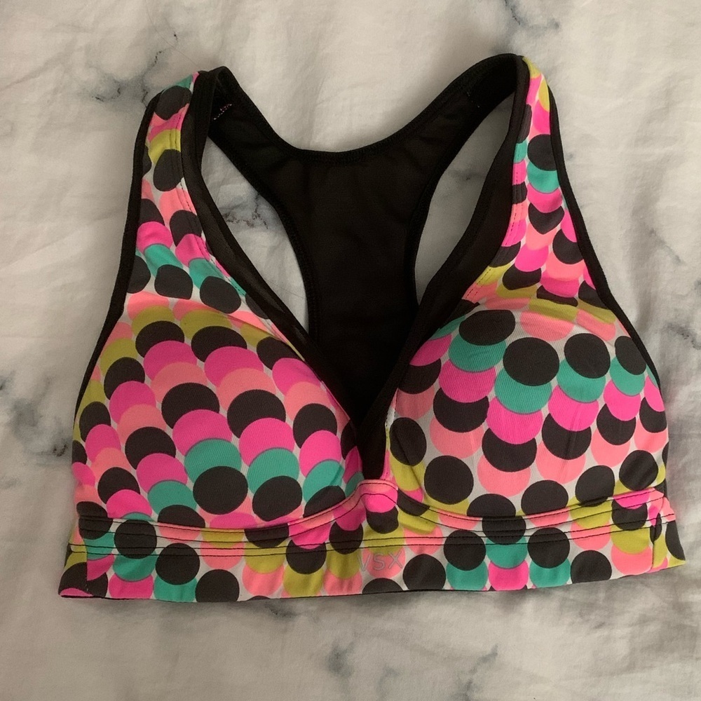 Victoria's Secret Multicolour Polkadot  Sports Bra *Host Pick*